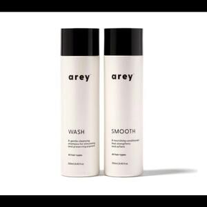 NEW AREY Set of 2 Wash and Smooth Shampoo and Conditioner